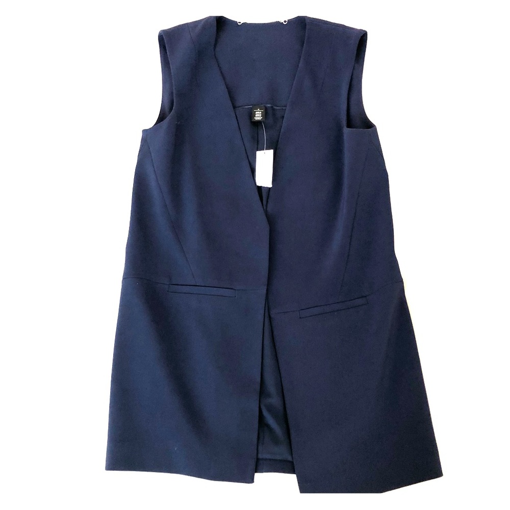 BRAND NEW White House Black Market Long Vest